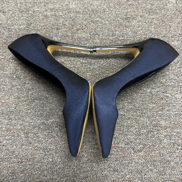 Mix No. 6 Dignity Navy Blue Heels Size 7 - Picture 4 of 9